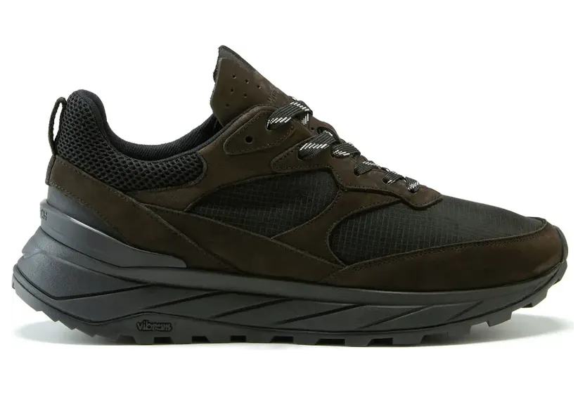 Woolrich Running nubuck hardloopsneakers “Black” (CMWFFO1040MRUWF274)