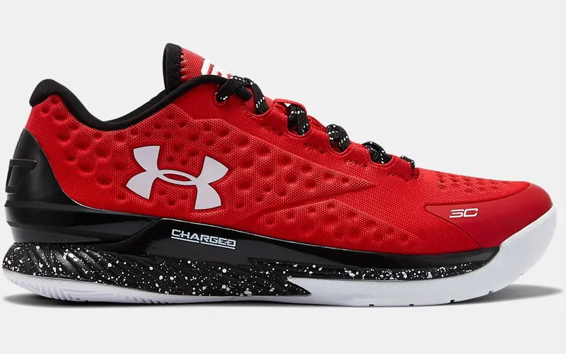 Under Armour UA Curry 1 Low Red Red/Black-White (1276195-600)