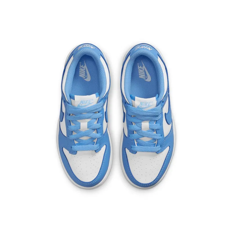 Nike Dunk Low University Blue (PS) (2021) – “White / University Blue / White” (CW1588-103)