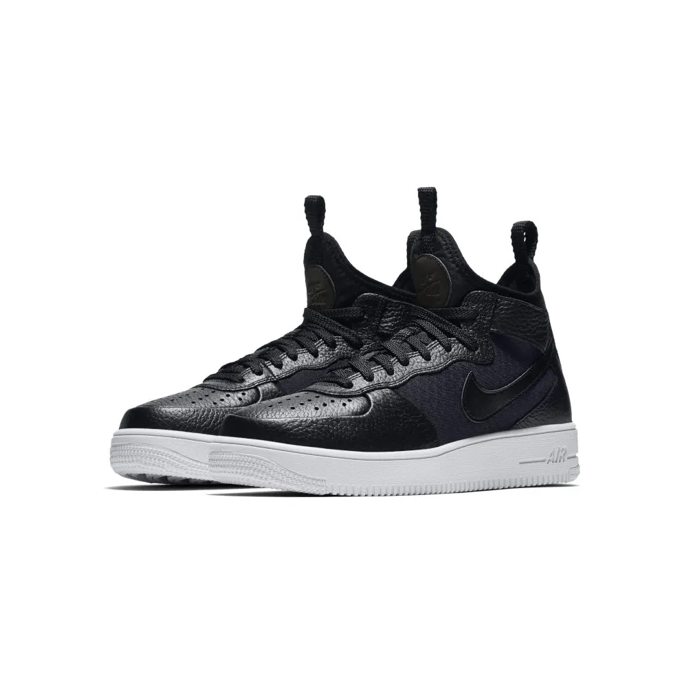 Nike Air Force 1 Ultraforce Mid Black White (W) Black/Black-White (864025-005)