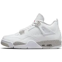 Air Jordan 4 Retro Tech White (GS) (2021) “White / Tech Grey / Black / Fire Red” (CT8527-100)