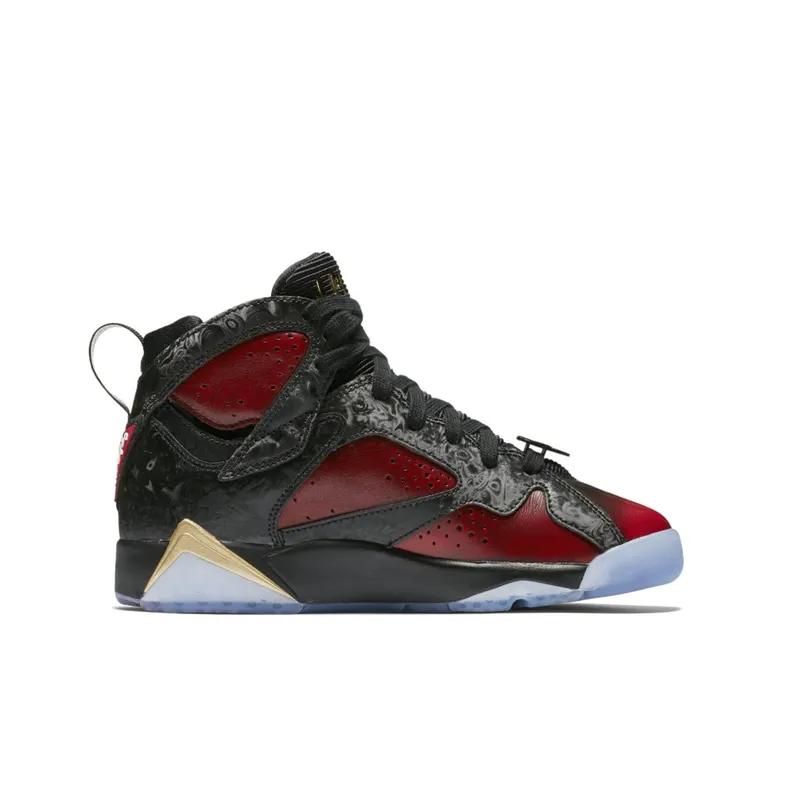 Jordan 7 Retro Doernbecher (GS) Black/University Red (898650-015)