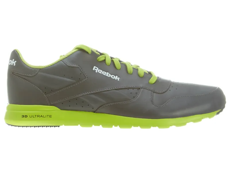 Reebok Cl Lthr Ultralite Ltr Classic R Gry / S Green / White / Black R Gry/S Green/White (Other Brands Reebok)