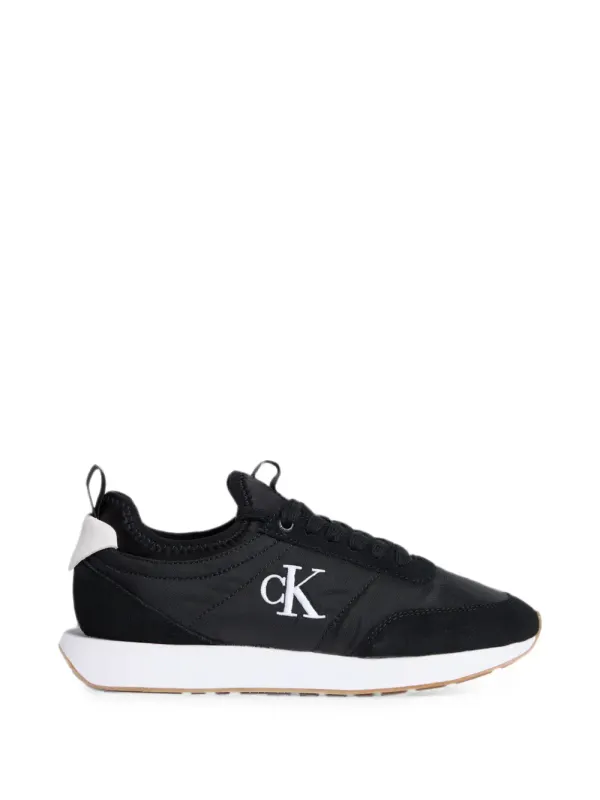 Calvin Klein Low-top with logoprint and vlakken – Black (YW0YW020600GM)