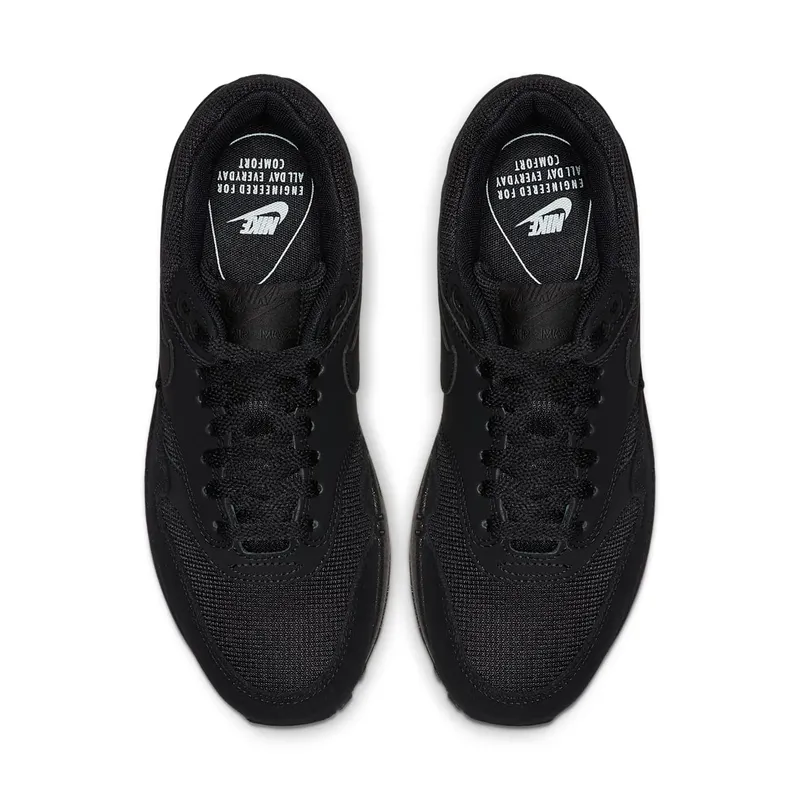 Nike Womens Air Max 1 ‘Triple Black’ (2019) (319986-045)
