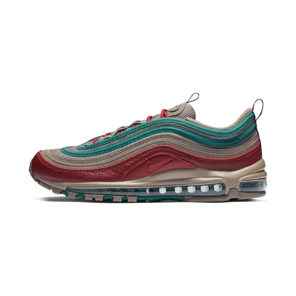 Nike Air Max 97 Light Taupe Geode Teal Team Red (AQ4126-202)