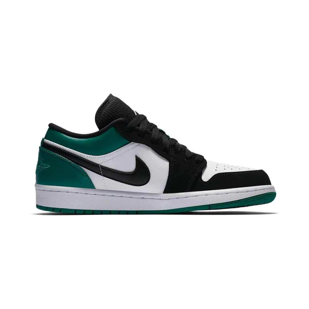 Jordan 1 Low White Black Mystic Green White/Black-Mystic Green (553558-113)