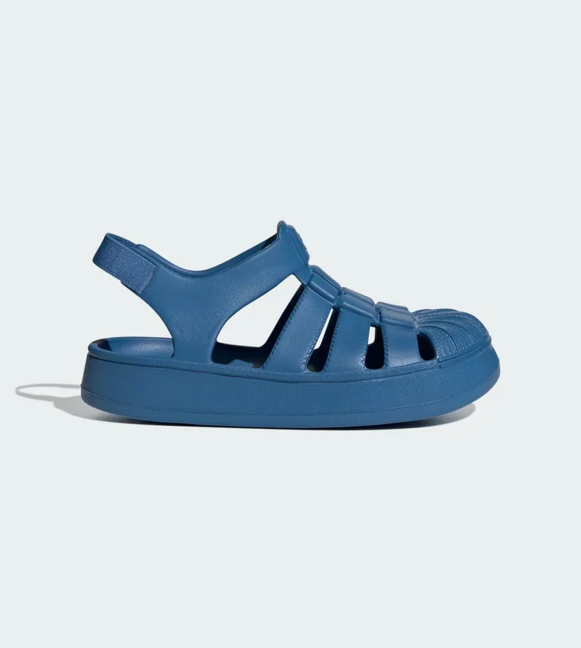 Adidas Superstar Sandalen Kids Focus Blue / Focus Blue / Focus Blue (JI2800)