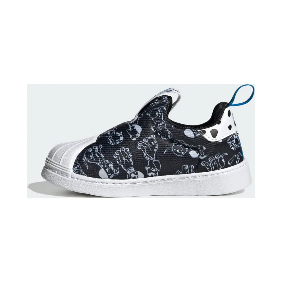 adidas Originals x Disney 101 Dalmatiërs Superstar 360 Kids Core Black / Cloud White / Bright Blue (ID9711)