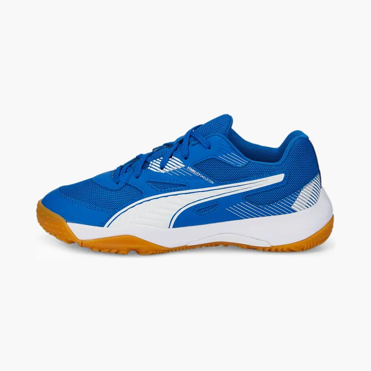 Puma Solarflash II Indoor Sports Shoes Youth Wit/Blauw (106883-03)