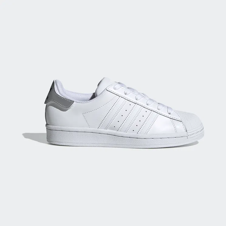 Adidas Superstar J ‘Cloud White Grey’ Cloud White/Cloud White/Core Black (FV3703)
