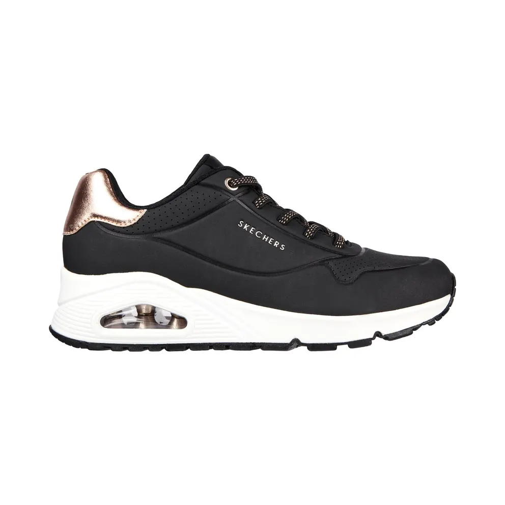 Skechers UNO – Shimmer Away Sneaker Schwarz