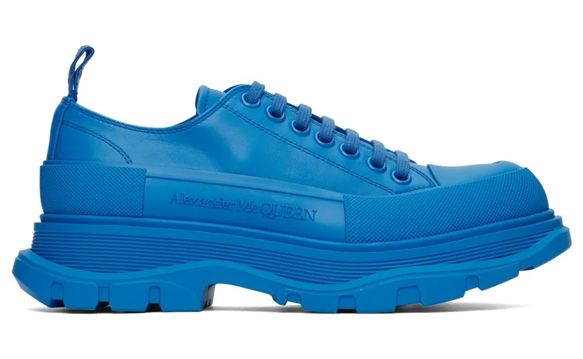 Alexander McQueen Grey Driver Tread Slick Low Sneakers (627225WIB81)