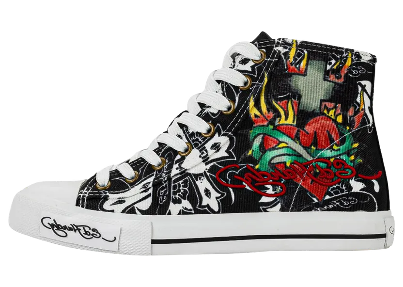Ed Hardy Cross High Top “Black / White” (EH04087005)