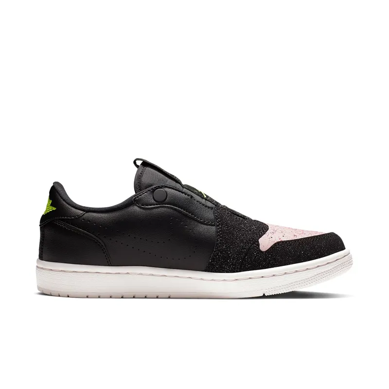 Jordan 1 Retro Low Slip Black Silt Red (W) Black/Volt-Phantom-Silt Red-Rush Maroon (AV3918-002)