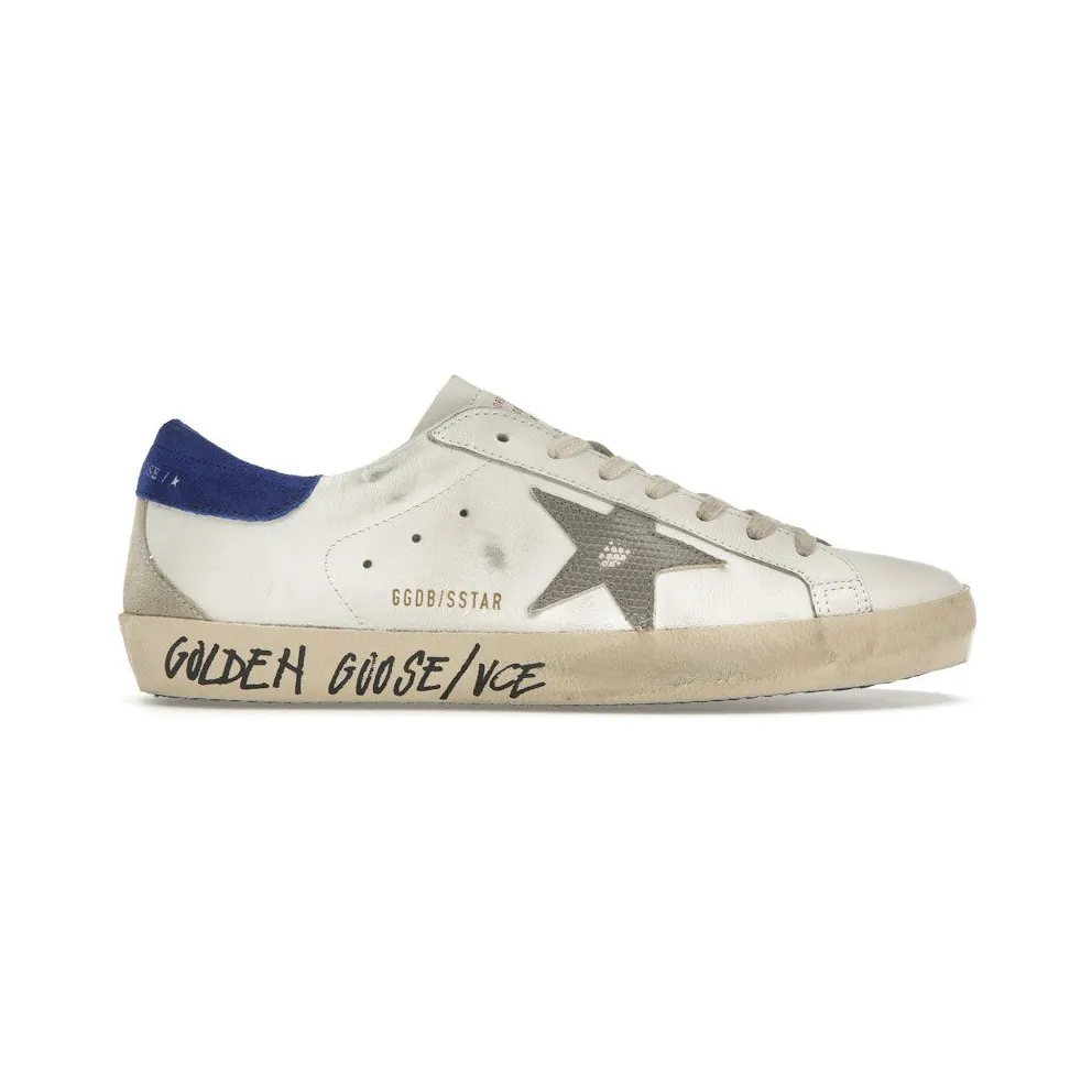 Golden Goose Super-Star White Snake Blue (GMF00102.F004797.11554)
