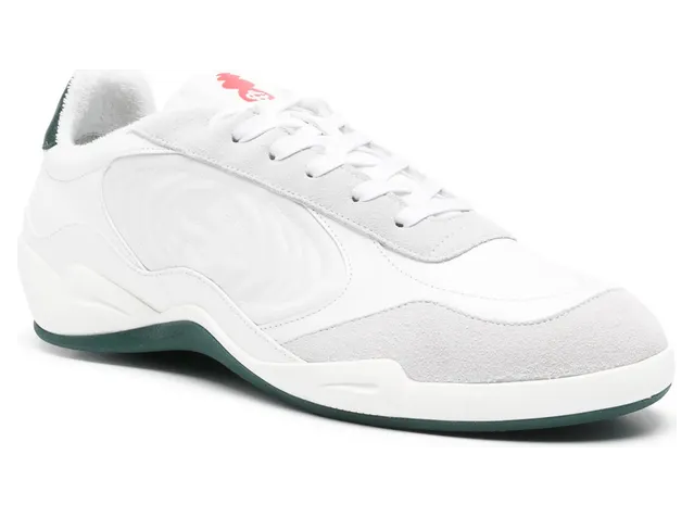Casablanca Squash Logo-detail Lace-up “White/Green” (SP26-SNK-029 01 WHGRE) (2)