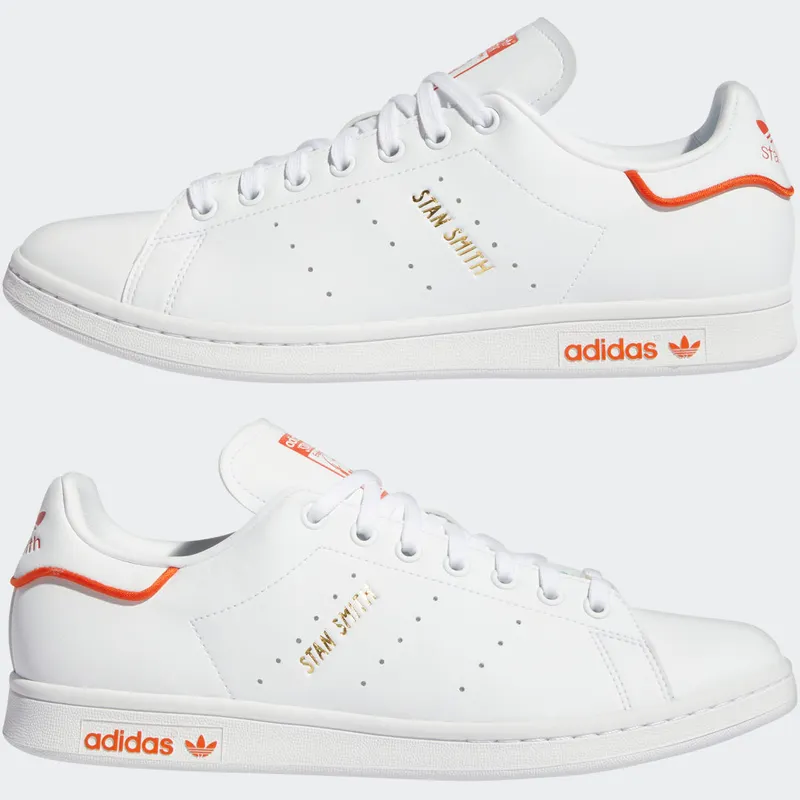 Adidas Stan Smith Cloud White / Cloud White / Orange (GW0488)