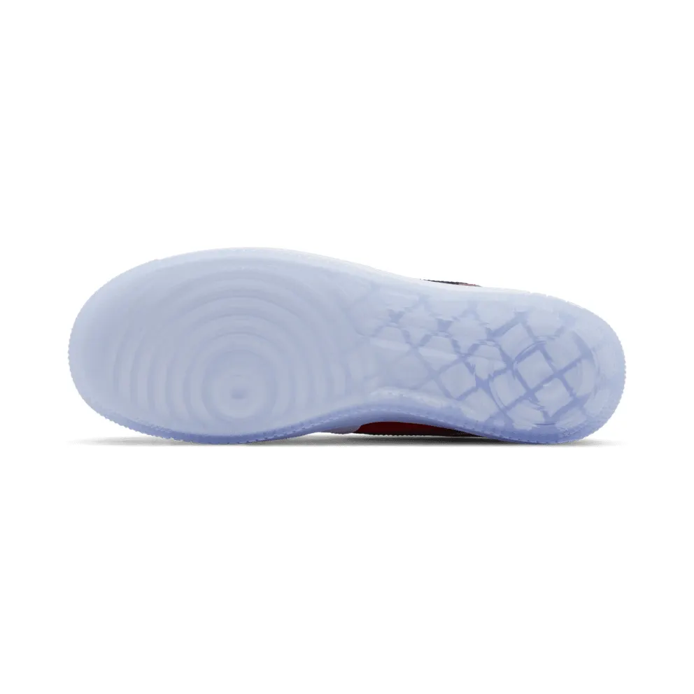 Nike Air Force 1 Low White Red Black (Icy Soles) White/Vast Grey-University Red-Black (CT2295-110)