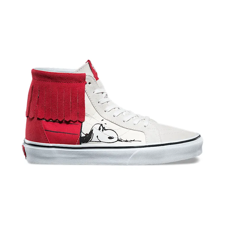 Vans Peanuts x Sk8-Hi Moc ‘Dog House’ Bone/Red/White (VN0A344LOQT)