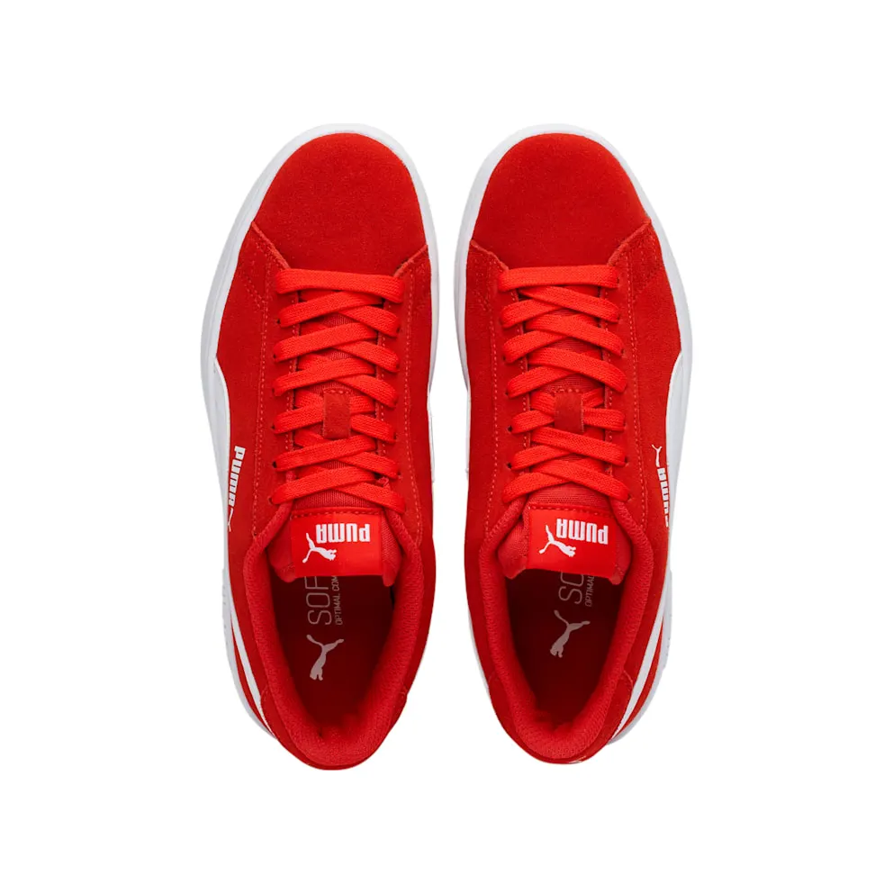 Puma Smash v2 Suede Jr Red/White (36517603)
