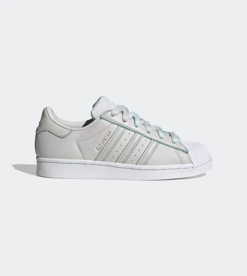 adidas Superstar Grey One / Almost Blue / Gold Metallic (GX2010)
