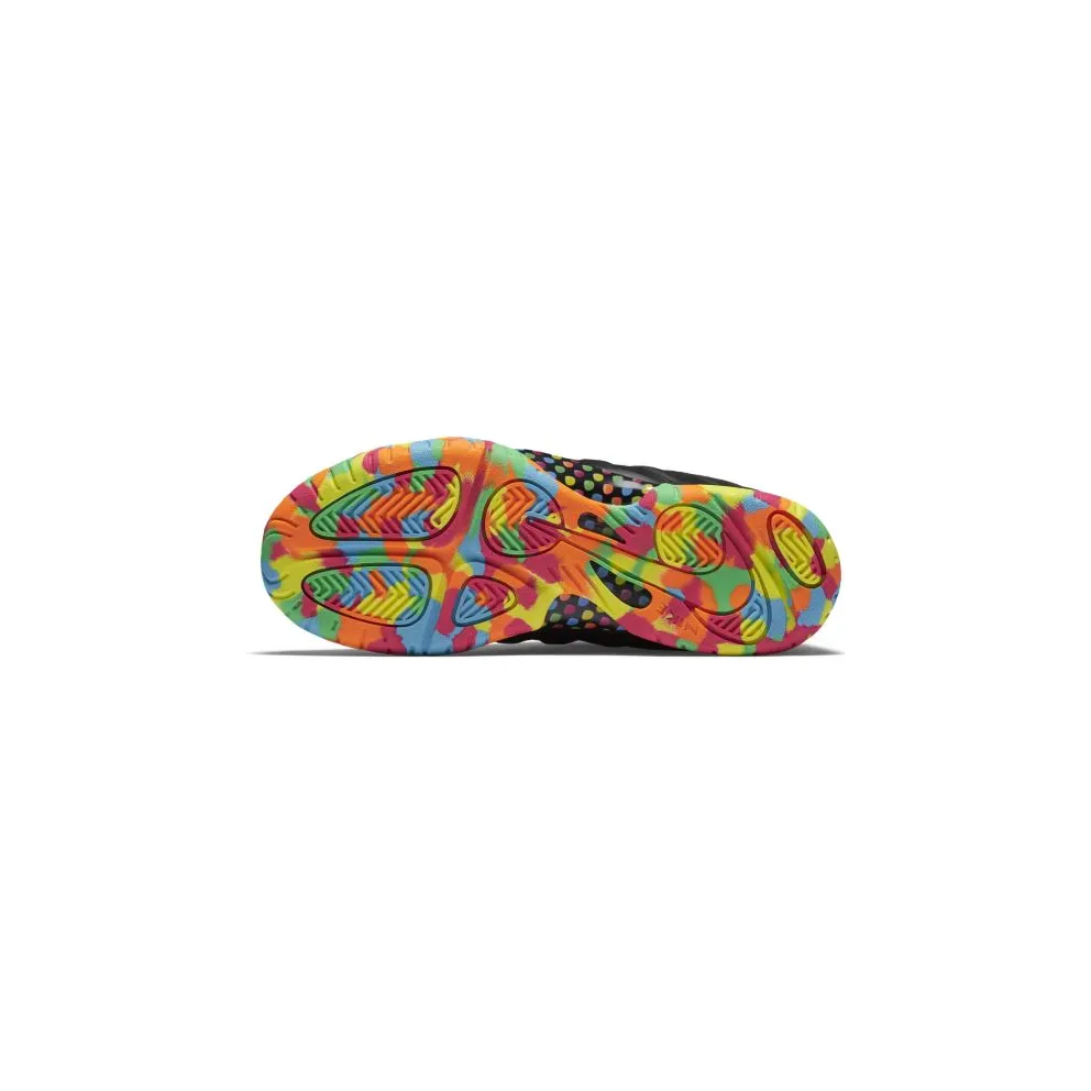 Nike Air Foamposite One Black Fruity Pebbles (PS) Black/Poison Green-Pink Flash-Gamma Blue (846078-001)