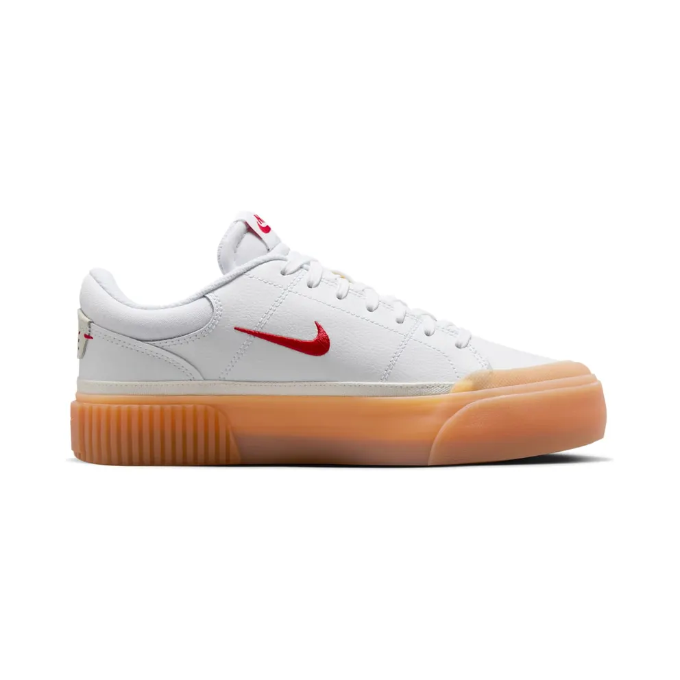 Nike Court Legacy Lift White Gum Yellow Sail University Red (FV5526-103)