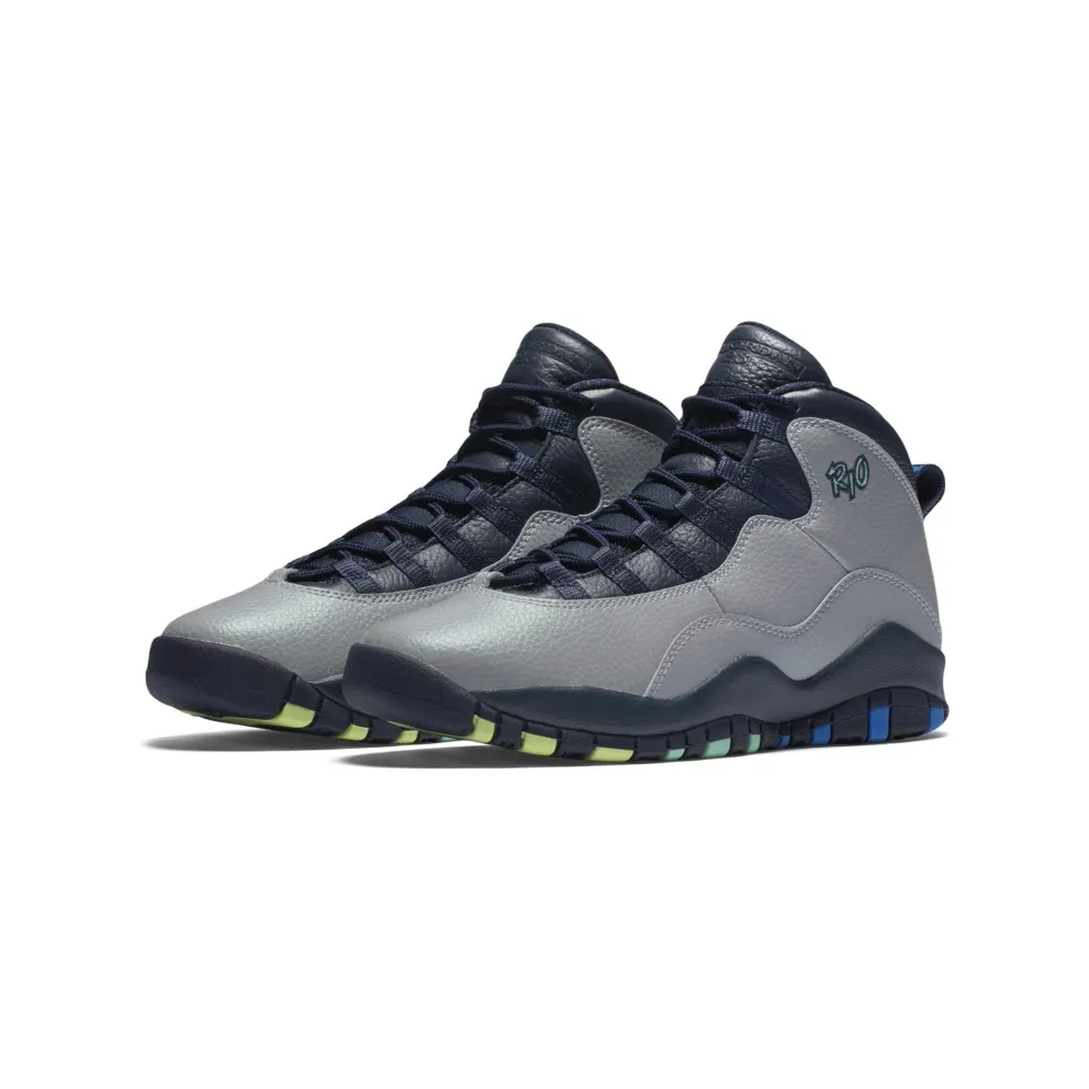 Jordan 10 Retro Rio (GS) Wolf Grey/Pht Bl-Obsdn-Grn Glw (310806-019)