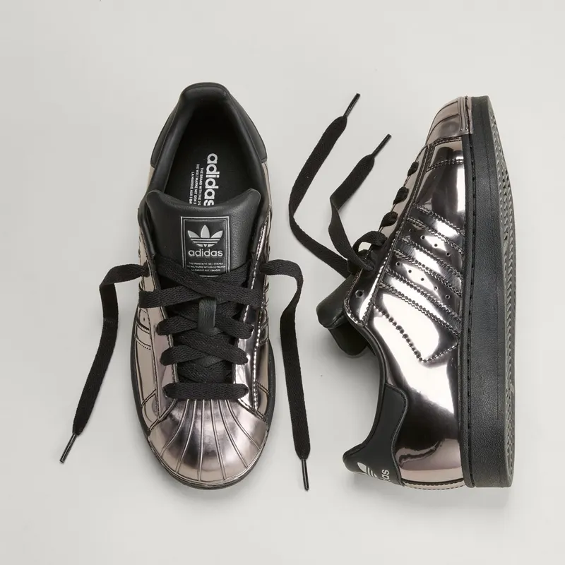 Adidas SUPERSTAR II Shoes Core Black / Core Black / Silver Metallic (KJ7128)
