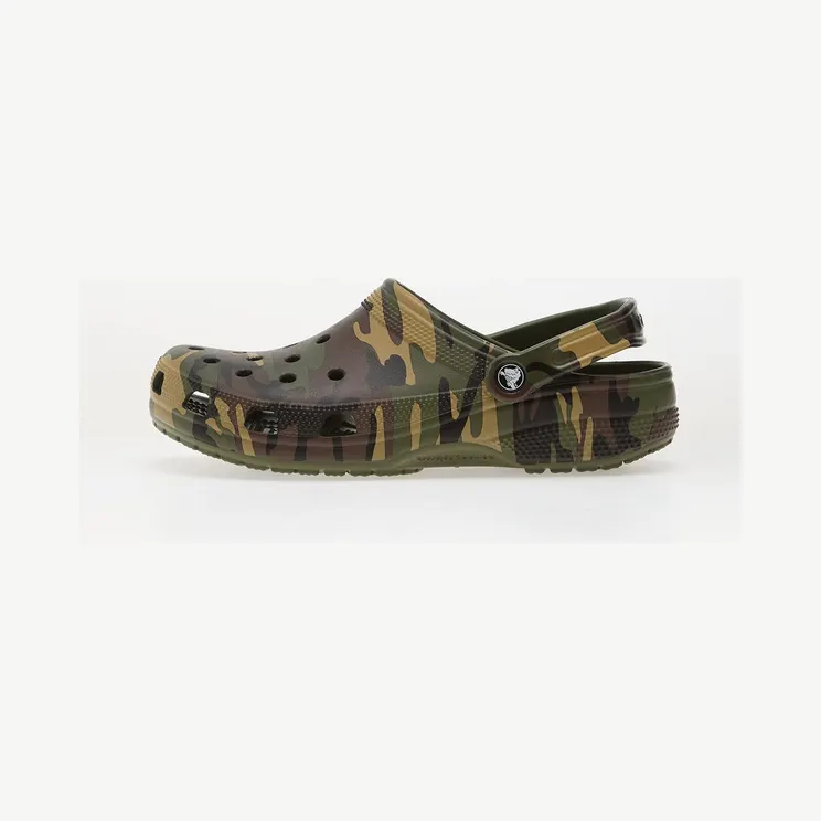 Crocs Classic Clog Camouflage Army Green Multi
