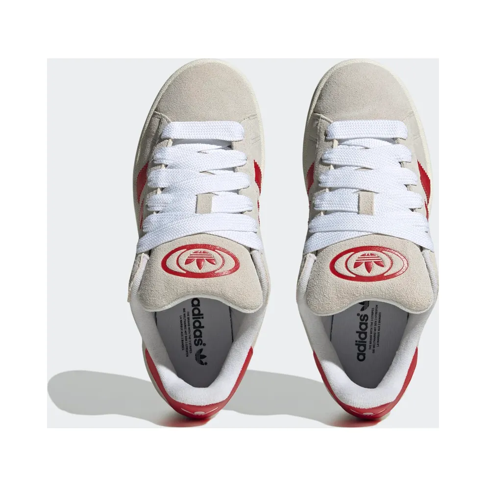 adidas Campus 00s Crystal White Better Scarlet (GY0037)