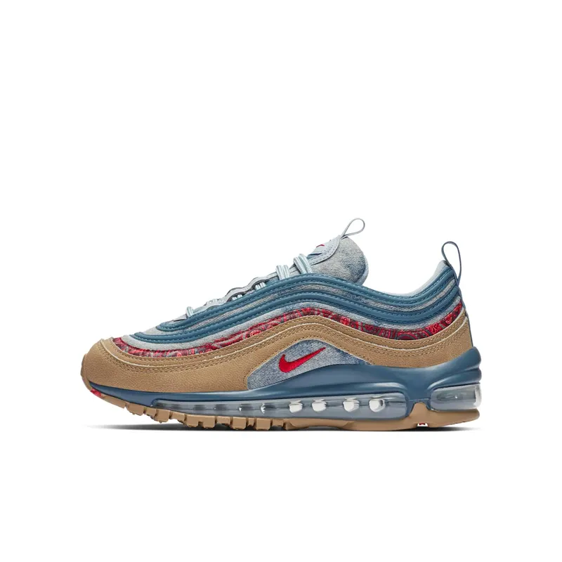 Nike Air Max 97 Wild West (GS) Parachute Beige/University Red-Thunderstorm-Light Armory Blue-Sail (BV6374-200)