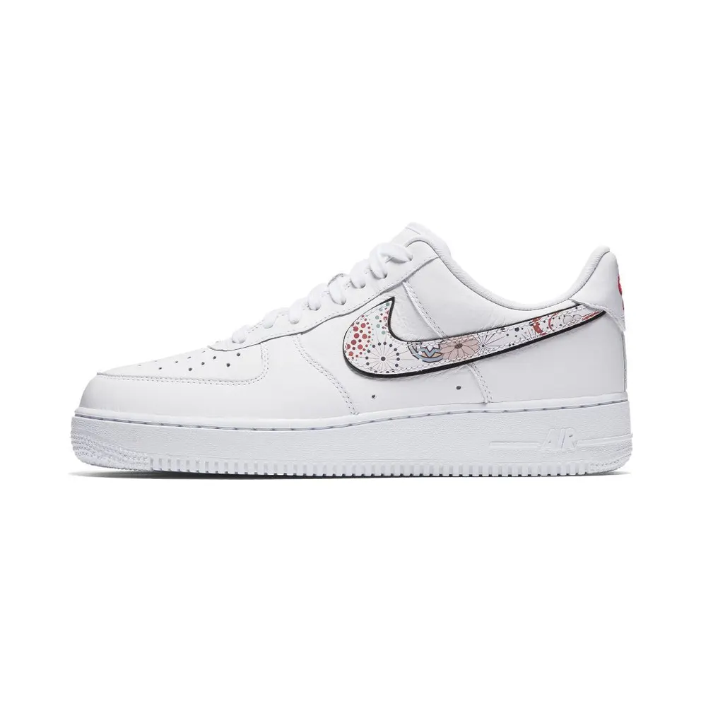 Nike Air Force 1 Low Lunar New Year (2018) White/White-Habanero Red (AO9381-100)