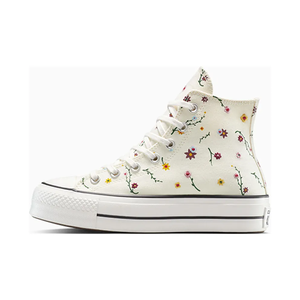 Converse (W) Chuck Taylor All Star Lift Platform High ‘Embroidered Blooms’ (A15536C)