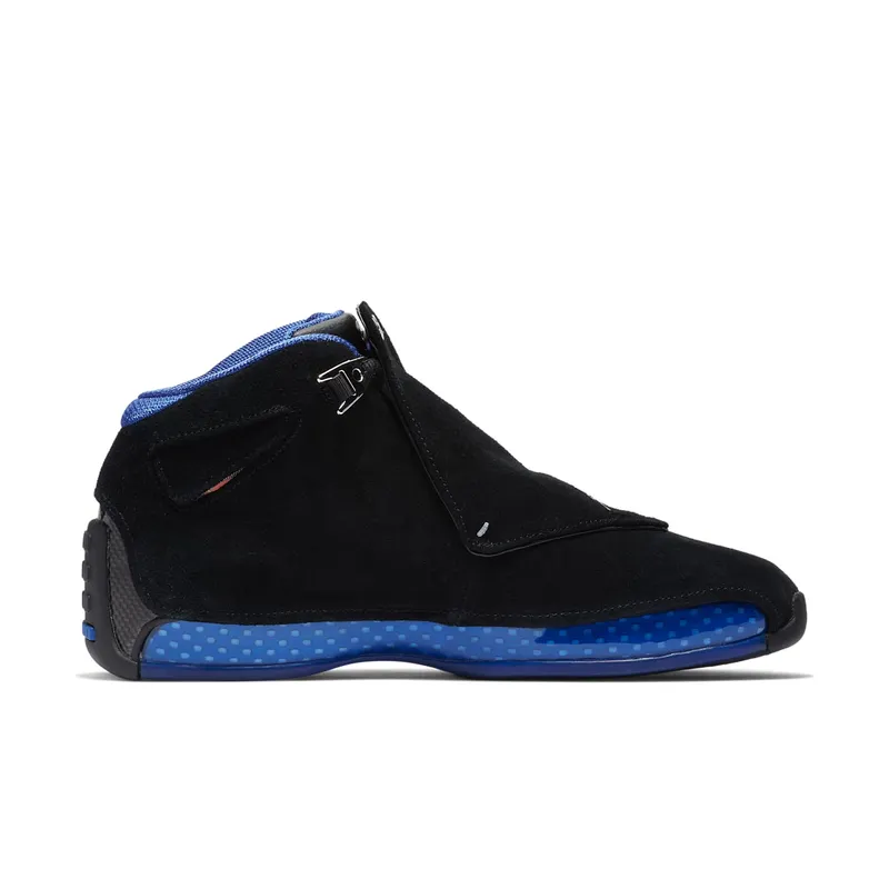 Jordan 18 Retro Black Sport Royal Black/Metallic Silver-Sport Royal (AA2494-007)