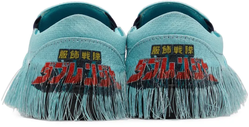 Doublet Blue Anime Fringe Embroidery (21AW48FT42)