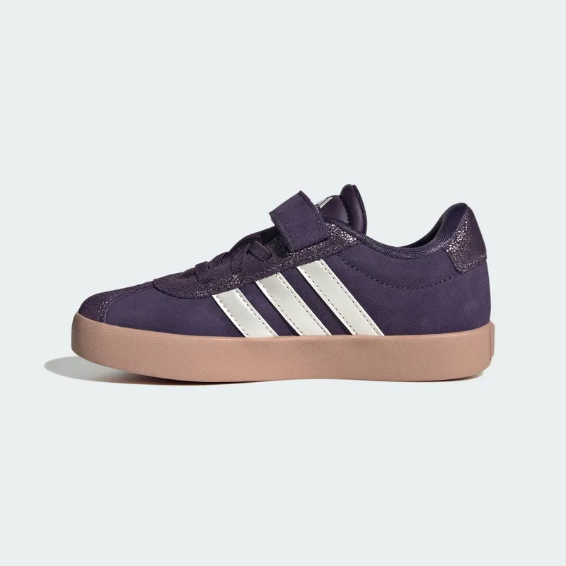 Adidas VL Court 3.0 Kids Aurora Plum / Zero Metalic / Pink Gum (JP7836)