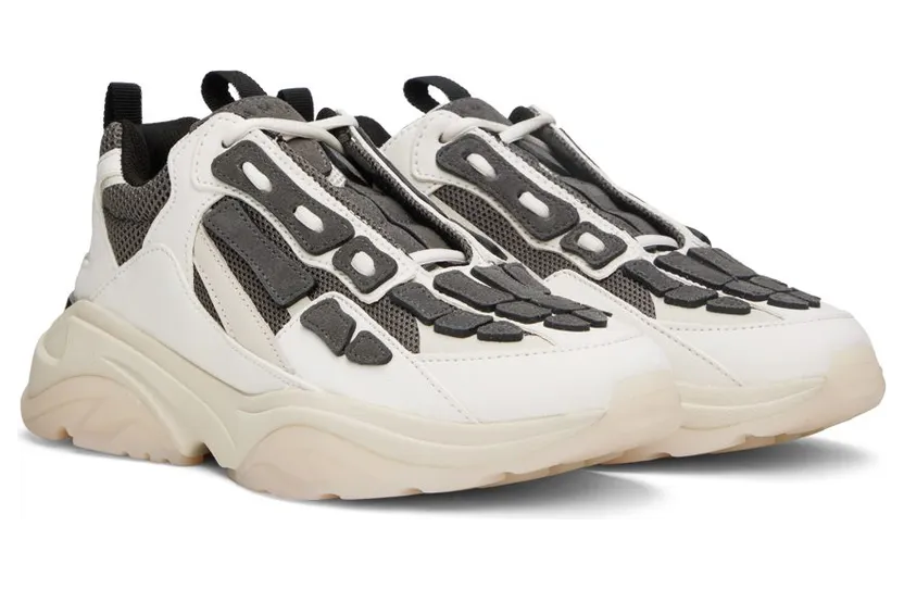 AMIRI Black & Gray Bone Runner Sneakers (AW22MFS001) (4)