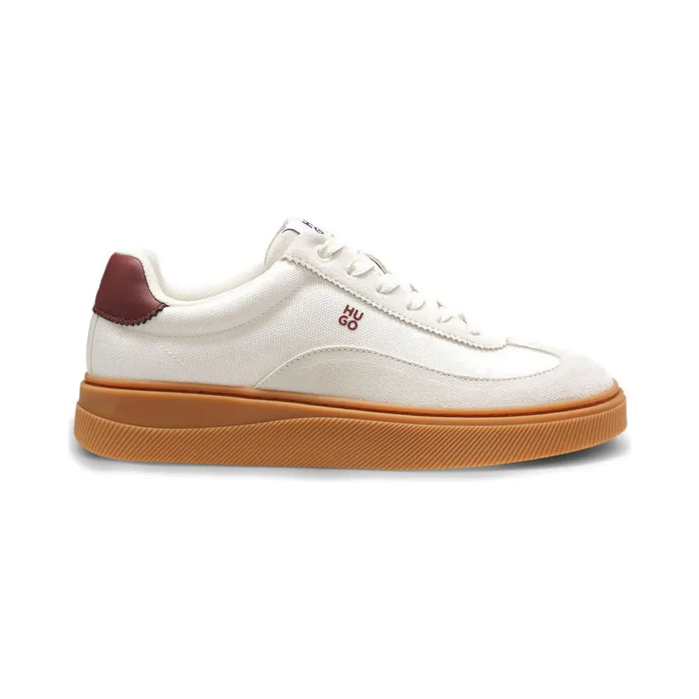Hugo Boss sneaker Taupe / Wine Red / Off-White (50569344-118)