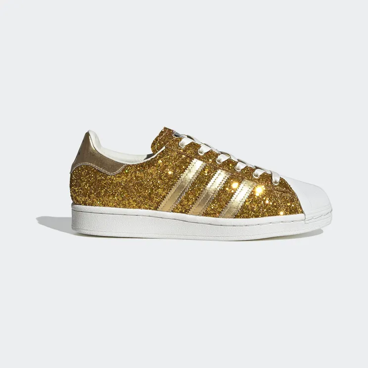 Adidas Superstar ‘Sparkling Gold’ Gold Metallic/Gold Metallic/Cloud White (FW8168)