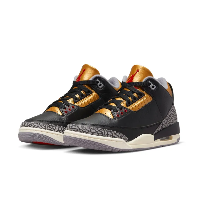 AIR Jordan 3 “Black Cement Gold” (CK9246-067)