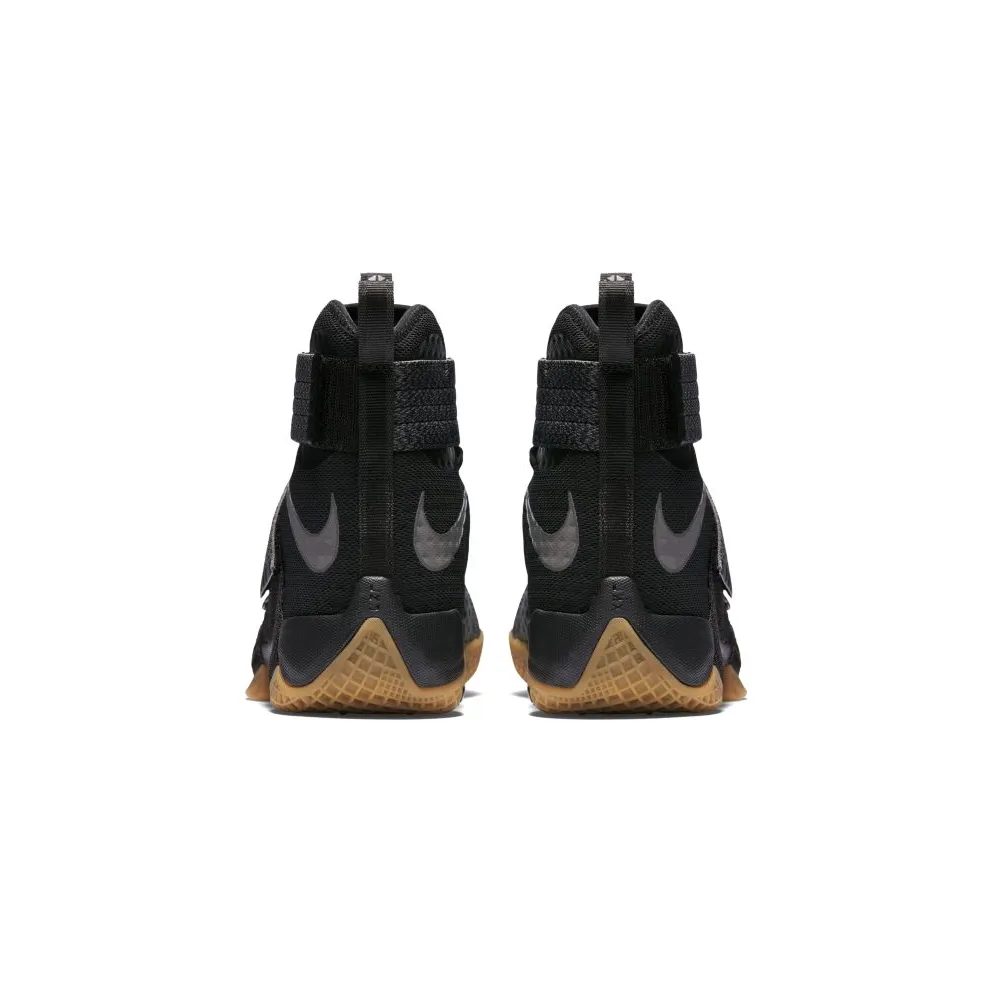 Nike LeBron Zoom Soldier 10 Black Gum Black/Multi Color/Dark Grey (844378-009)