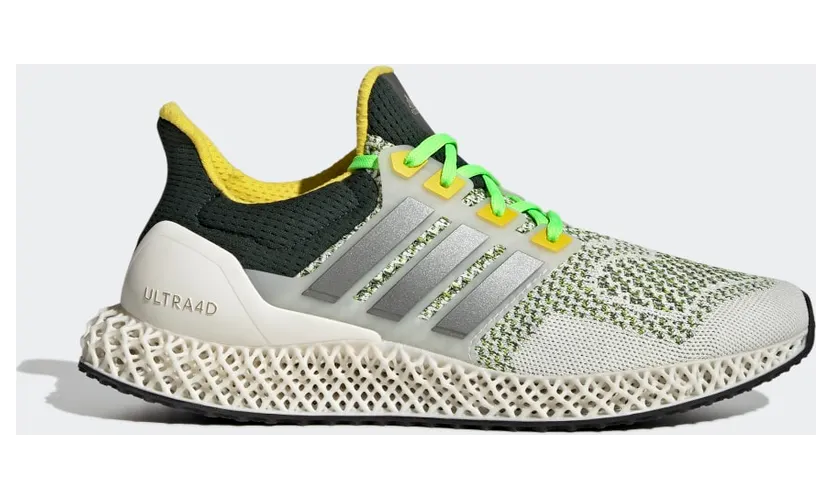 adidas Ultra 4D Cloud White / Night Metallic / Beam Yellow (GZ1336)