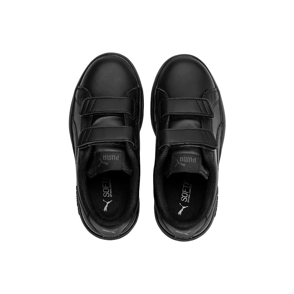 PUMA Smash V2 Kids’ Black/Black (365173-01)