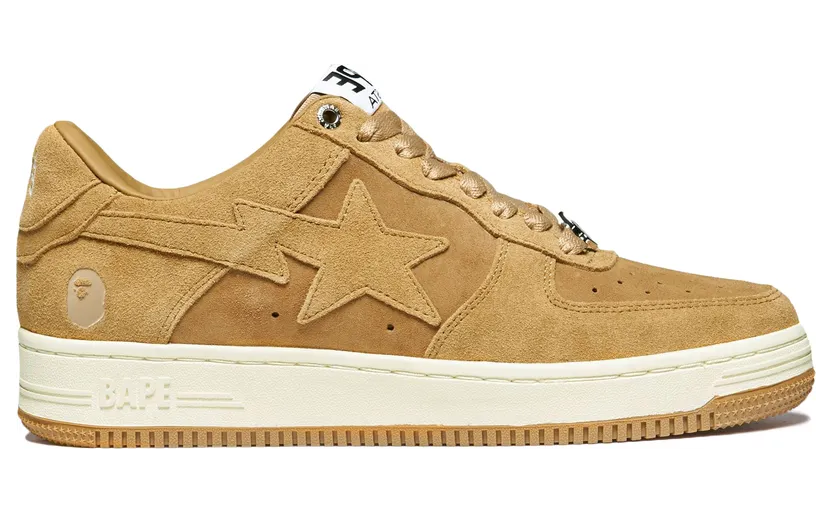 A Bathing Ape Bape Sta Beige Suede (1H70-191-004)