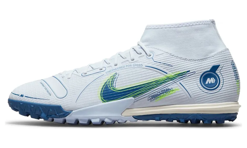 Nike Superfly 8 Academy TF Football Grey Light Marine (DJ2878-054)