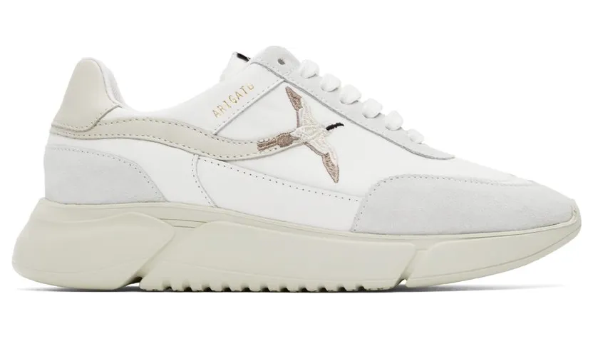 Axel Arigato White Genesis Stripe Bee Bird Sneakers (35091)