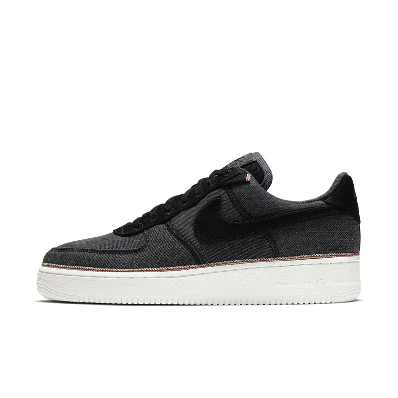 Nike x 3×1 Air Force AF 1 ‘Black Denim’ (2019) (905345-006)