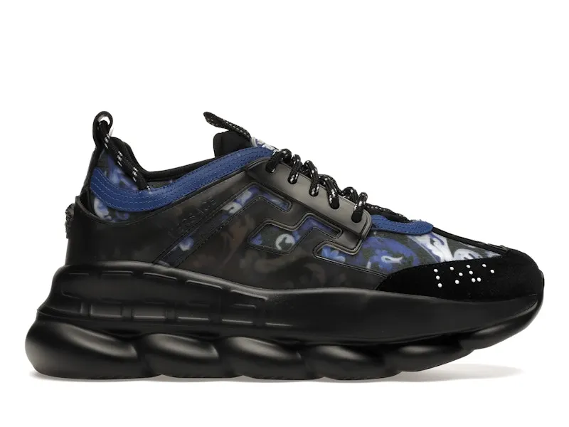 Versace Chain Reaction Baroccoflage Print Blue (DSU7071E 1A00843 6B370)